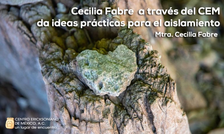 Cecilia Fabre a través del CEM da ideas prácticas para el aislamiento